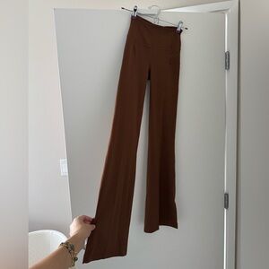 Lululemon GROOVE SUPER-HIGH-RISE SPLIT-HEM FLARED PANT NULU